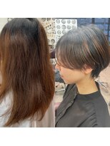 コワファーストナガサキシャンプーボーイ(COIFF1RST NAGASAKI SHAMPOO BOY)&nbsp;大人可愛い20代30代40代ひし形小顔丸みショート