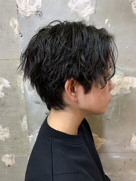 アカ(ACA) センターパートツイストスパイラルパーマツイストパーマ札幌大通