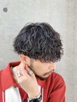 フィフス 原宿(fifth)&nbsp;波巻きスパイラルパーマツーブロックマッシュツイストパーマ