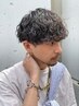 カット+波巻きスパイラルパーマ ¥13000(箕面/メンズカット/波巻きパーマ)