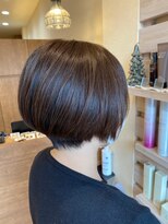 サロンドカスティーロ(salon de castillo)&nbsp;大人可愛いまるみショートボブ小顔コンサバ黒髪暗髪20代30代