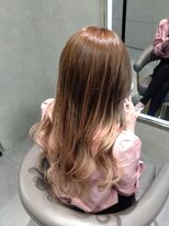 ニーナ ビューティーサロン(NINA Beauty Salon) プルエクステでグラデーションカラー