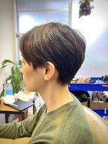 ポタム 東中野(potamu)&nbsp;ハンサムショートにハイライト