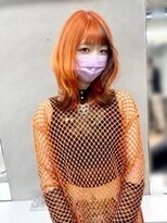 ディア(.eer)&nbsp;【.eer/ディア】オレンジ×ブラック/エンドカラー