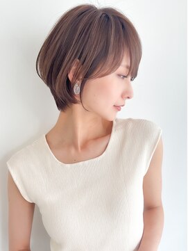 ロンドエニカ 大宮(Lond enika) イメチェン外ハネボブ美髪ワイドバングレイヤー縮毛矯正/大宮