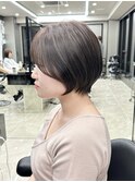 ショートレイヤー前髪ありショートカット20代30代40代50代