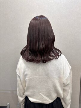 リブロ(LiBro) ココアベージュ大人ガーリーウェーブミディアム似合わせカット