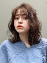 ノイ(noi) 顔周りレイヤーカットくびれヘアミルクティーベージュカラー