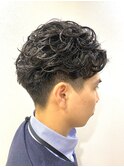 毎朝セット時短学生◎社会人◎ツーブロパーマ