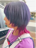 シャルティア(SHALLTIA) デザインウルフ【山口市美容室】【山口市ハイトーンカラー】