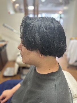 ブリリアント(brilliant) あまり切りたくないので中くり抜きスタイル