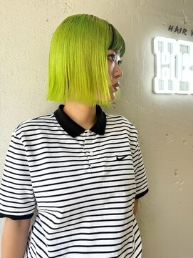 ヘアーワークス ヘルム 渋谷店(HAIR WORKS HELM) 【 HELM渋谷】ライムボブ★