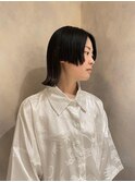 レイヤーカット×ウルフヘア×前髪なし×ボブ×横浜×20代