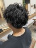 【メンズ】カット＋パーマ＋炭酸クレンジングシャンプーケア付き