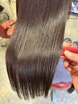 ロマンヤカタ ファース(ROMAN YAKATA fars)&nbsp;髪質改善　プレミアムカラー　艶感ラベンダーブラウン@田代1/13