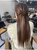 【WAVY hair set】海外風ストレートアレンジ