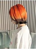 オレンジカラー×エンドカラー
