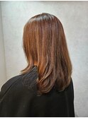 透明感抜群 大人かわいいブラウンミディ 髪質改善#1