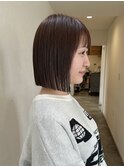 初カラーとバッサリボブ！