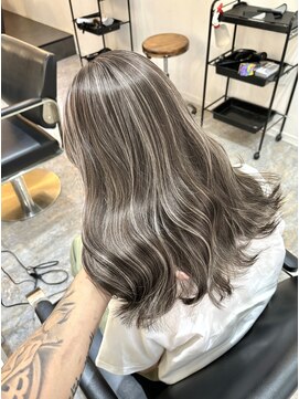 ブレンド 渋谷(BLend) 前髪ハイライトカラー似合わせカットウェーブミディアム