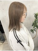 シークレットハイライト×オリーブベージュ