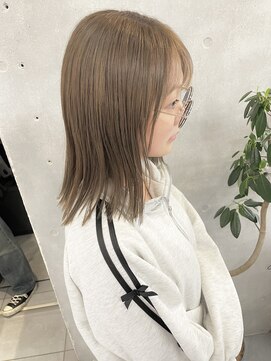 ネオリーブカフ 鶴ヶ峰店(Neolive caff) シークレットハイライト×オリーブベージュ