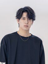 スノードロップ 高円寺店(Snowdrop) ブルーブラック/スペインカール/スパイキーショート/高円寺