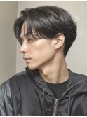 メンズカット　シャドウパーマ　ブルーカラー　フェザーパーマ