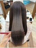 ミネコラトリートメント×ブラウンカラー