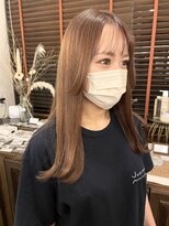hairLux・浜松天王・三ヶ日・ブリーチなしのベージュブラウン