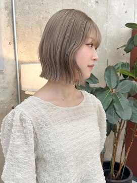 ノエ(noe) ミディアムヘア/デザインカラー/フェイスフレーミング/栄h156