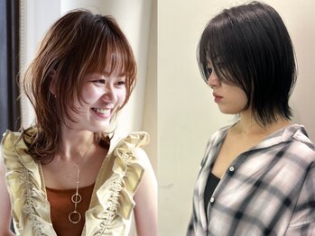 ヘアーメイク グレース ヴィヴィ(HAIR MAKE GRACE ViVi)の写真/【顔周りの印象UP】骨格に合わせたカットで小顔魅せ！常に最新のトレンドを反映！流行に敏感な人に◎