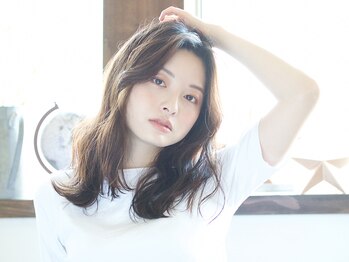 ドレスヘア(DRESS HAIR)の写真/【野幌駅徒歩1分/駐車場2台完備】ヴィラロドラ新色クリアヴェールカラーで髪の負担を少なく理想の髪色へ！