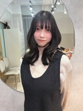 ジーナ  札幌大通(Zina) 美髪＊小顔くびれヘア＊暗髪アッシュブラウン＊Zina札幌大通