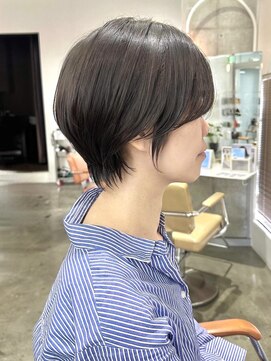 ヘア アンド スパ エジェリ プリム(hair&spa egerie prime) 大人ショートカット丸みショートくびれショートボブ恵比寿