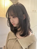 アンカーバイナチュラル(anchor by natural)&nbsp;韓国風/レイヤー/前髪カット/オリーブ/透明感/ハッシュカット