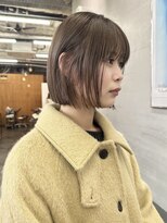 ニール 名古屋 伏見 丸の内(NEELU)&nbsp;1ブリーチで作る、まろやかボブ