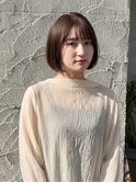 【骨格補正】丸みショート×小顔カット