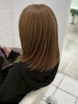 トイロ(toiro)&nbsp;レイヤーカットミルクティーベージュブリーチなしダブルカラー