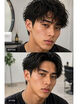 メンズバグズ(MEN's Baguz)&nbsp;メンズヘア×眉毛WAX似合わせ垢抜け眉