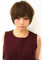 レウナ 外苑前(Reuna)&nbsp;大人可愛くひし形ショートボブ黒髪でも可愛く決まる