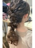 お呼ばれヘアセット♪