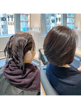 アルト(Alto) 小顔オシャレにナチュラルショートボブ30.40.50代◎白髪染め