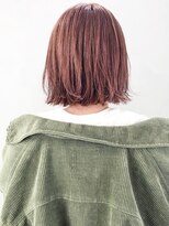 アイティー バイ アルバム 中野店(IT by ALBUM)&nbsp;ピンクグレー_ローライトスリークボブ厚めバング_ba285253