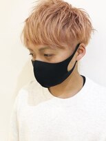 モリオ フロム ロンドン 成増店&nbsp;【morio成増/玉井】メンズ　韓国風　ハイトーンピンク