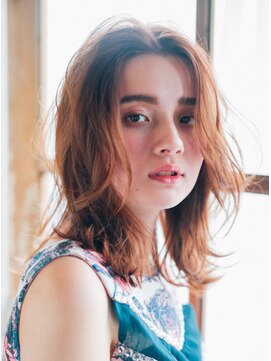 キーズ 川越 本川越(keys) 【ワンカールミディ×束感シースルーバング】