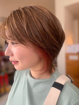 ロニーヘアーアンドネイル(Ronnie) やわらかピンクイヤリングカラー