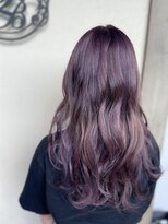 ヘアドゥーレディバグ 大和八木店(HAIR DO LADY BUG)&nbsp;ハイトーン×パープルカラー