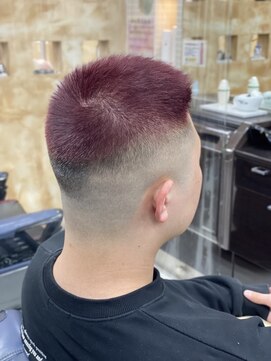 ヘアーエステ グランツエッセ(hair esthe GlanzEsse) ショートヘア『ダブルカラーでディープルビー色』