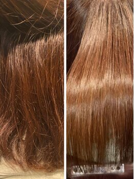 ボニークチュール(BONNY COUTURE)の写真/【40代オトナ女性の上質縮毛矯正】エイジング毛だからこそダメージレスな施術で今まで以上の美しい艶髪に♪